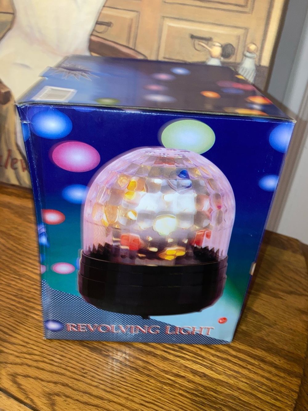 Revolving LED Party Light | Color Changing Rotating Disco Light - NIB - Picture 2 of 6